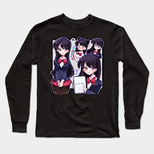 Komi Can’t Communicate All Komi Fanart! Long Sleeve T-Shirt